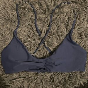 SHEIN blue bathing suit top